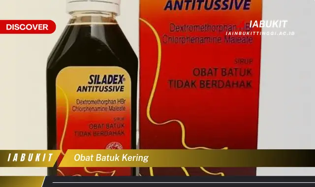 obat batuk kering