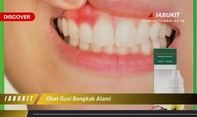 obat gusi bengkak alami