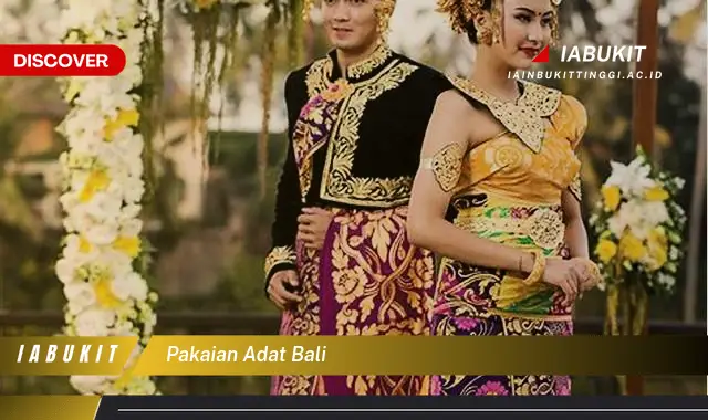 pakaian adat bali