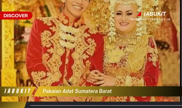 pakaian adat sumatera barat