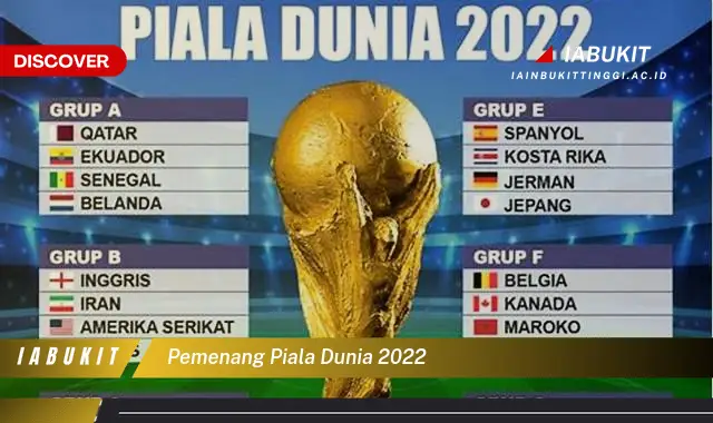 pemenang piala dunia 2022