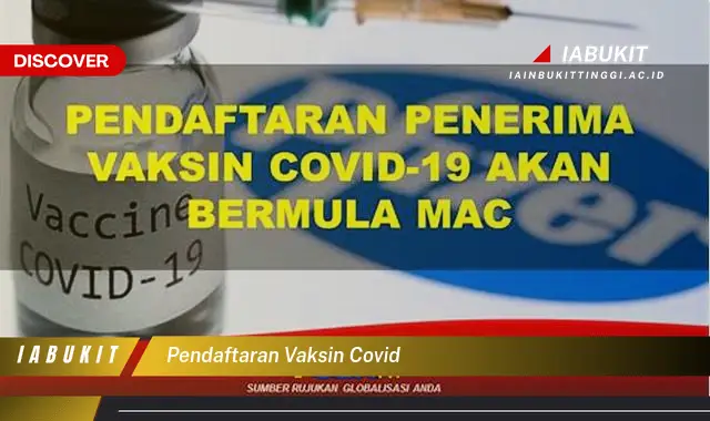 pendaftaran vaksin covid