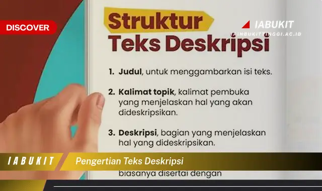 pengertian teks deskripsi