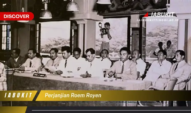 perjanjian roem royen