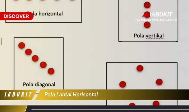 pola lantai horisontal