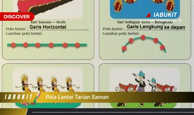 pola lantai tarian saman