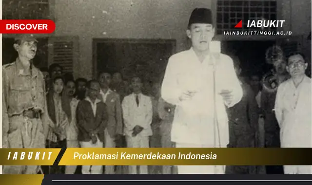 proklamasi kemerdekaan indonesia