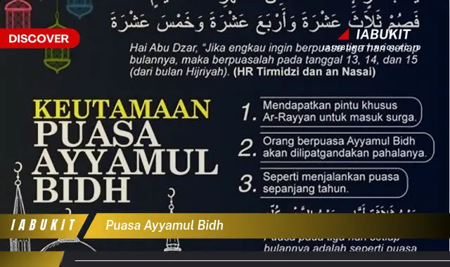 Intip Rahasia Puasa Ayyamul Bidh yang Jarang Diketahui