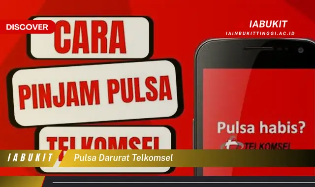 pulsa darurat telkomsel