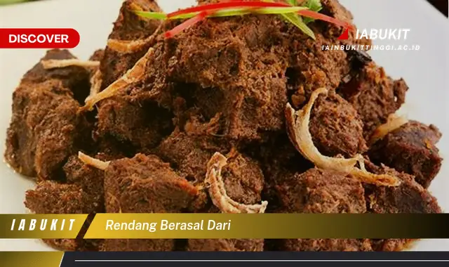 rendang berasal dari