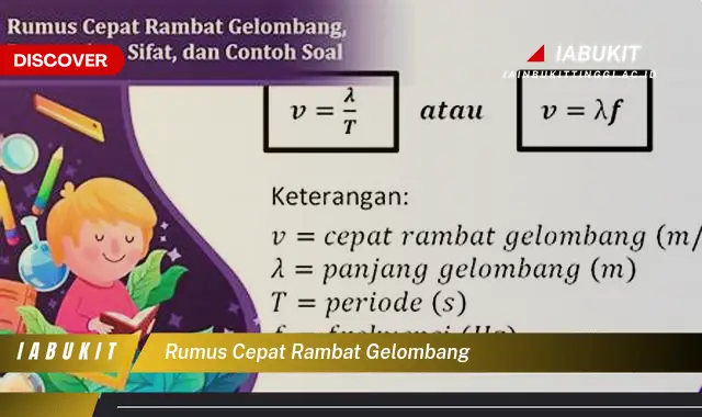 rumus cepat rambat gelombang