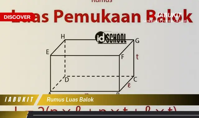 rumus luas balok