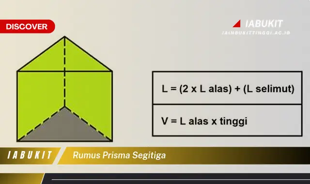 Intip Rumus Prisma Segitiga Yang Sering Diabaikan