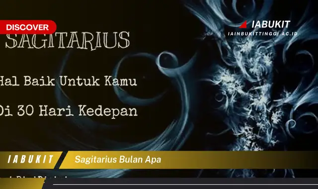 sagitarius bulan apa