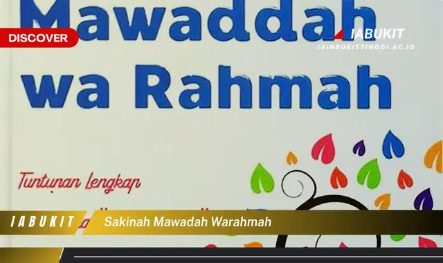 sakinah mawadah warahmah