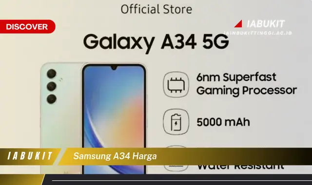 samsung a34 harga