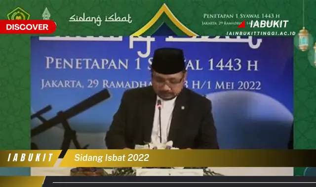 sidang isbat 2022