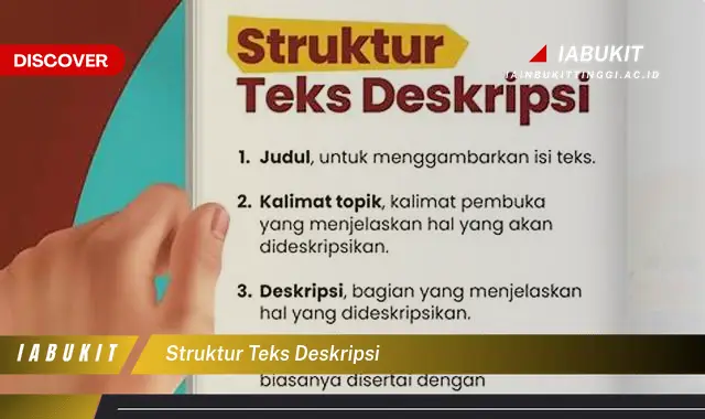 struktur teks deskripsi