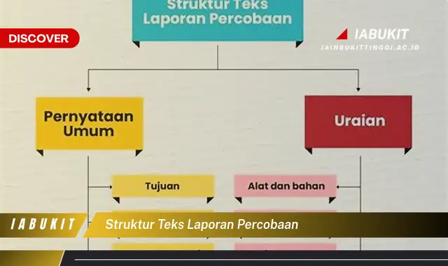 struktur teks laporan percobaan