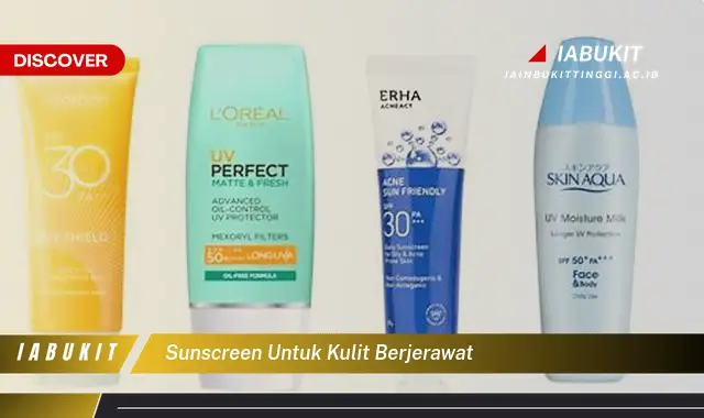 sunscreen untuk kulit berjerawat