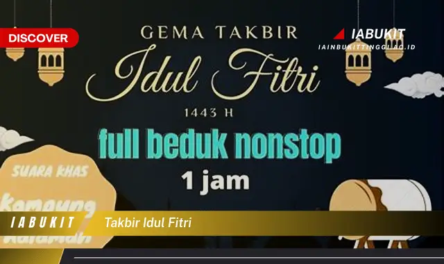 takbir idul fitri