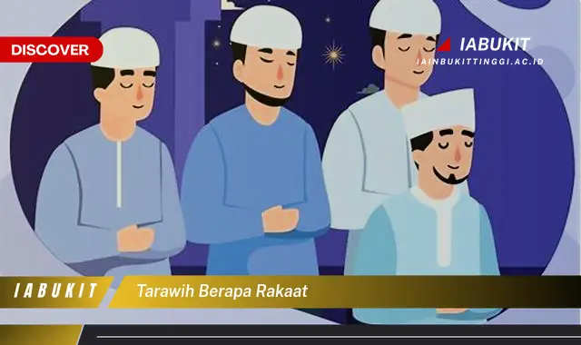 tarawih berapa rakaat