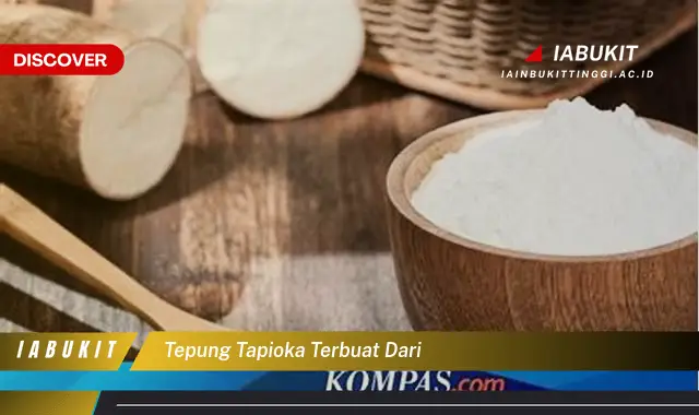 tepung tapioka terbuat dari