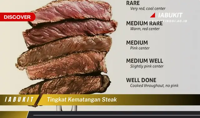 tingkat kematangan steak