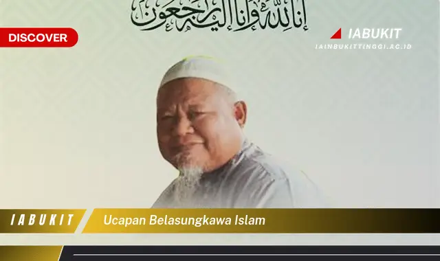 ucapan belasungkawa islam