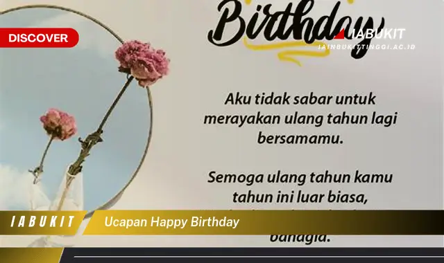 ucapan happy birthday