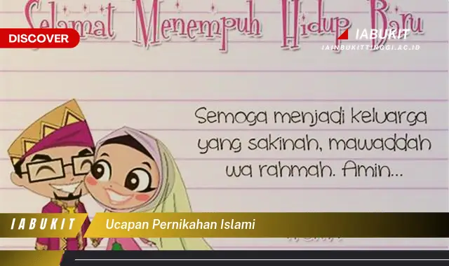 ucapan pernikahan islami