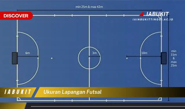 ukuran lapangan futsal