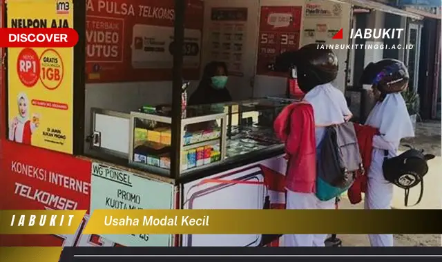 usaha modal kecil