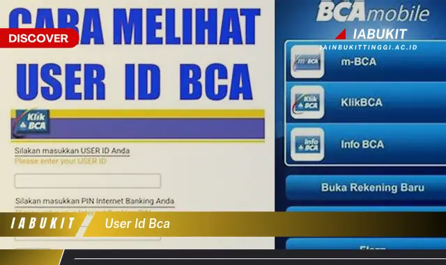 user id bca