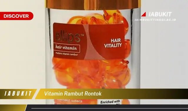 vitamin rambut rontok