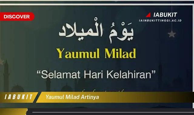 yaumul milad artinya