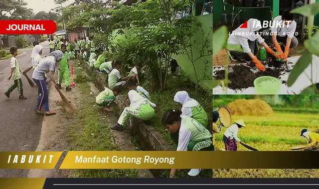 manfaat gotong royong manfaat gotong royong