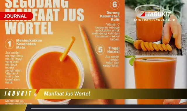 manfaat jus wortel