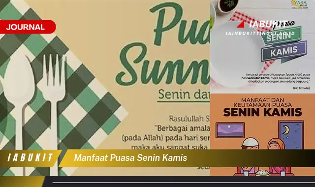 manfaat puasa senin kamis