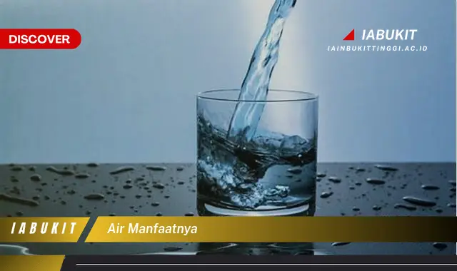 air manfaatnya air manfaatnya