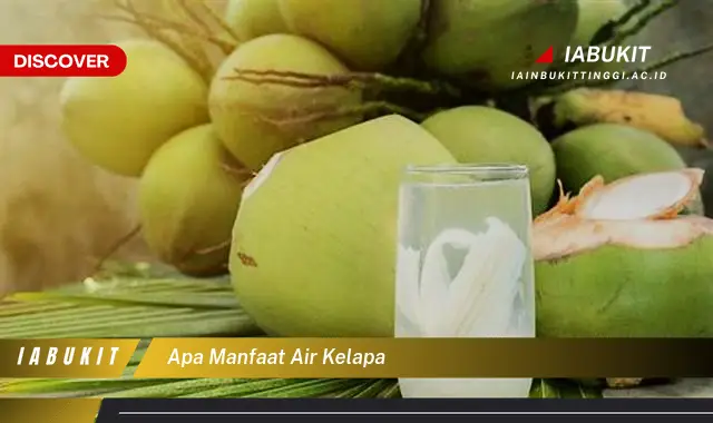 apa manfaat air kelapa