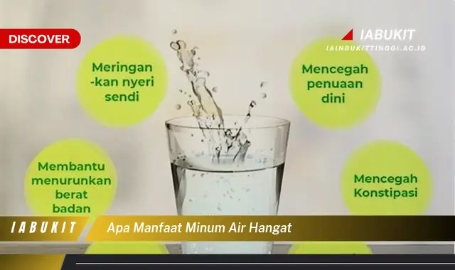 apa manfaat minum air hangat