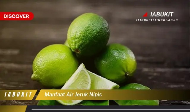 manfaat air jeruk nipis