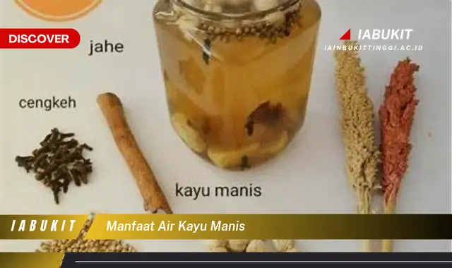 manfaat air kayu manis