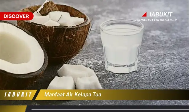 manfaat air kelapa tua