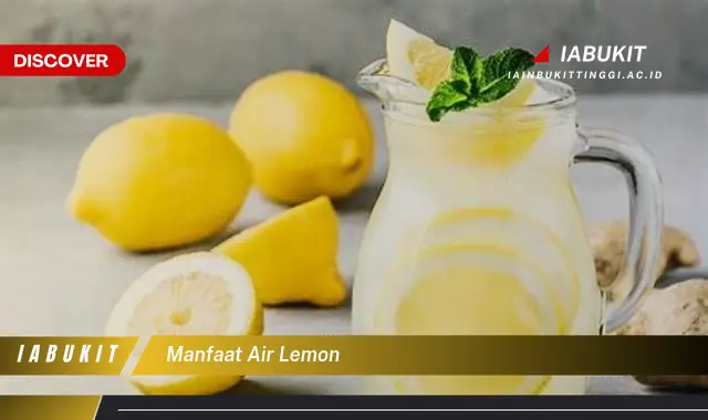 manfaat air lemon