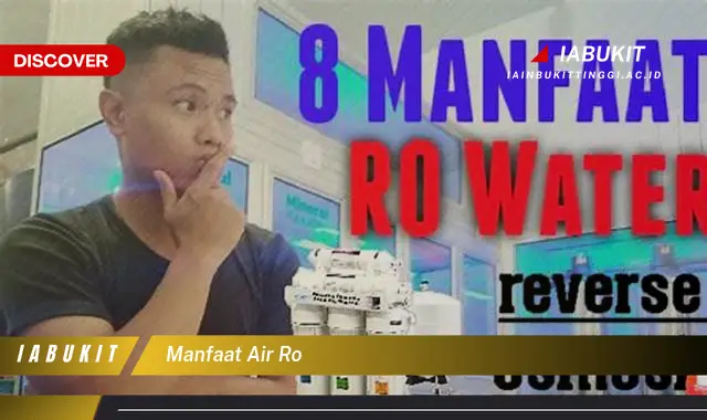 manfaat air ro