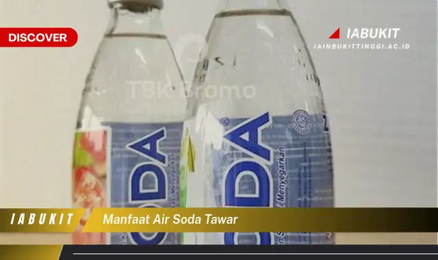 manfaat air soda tawar