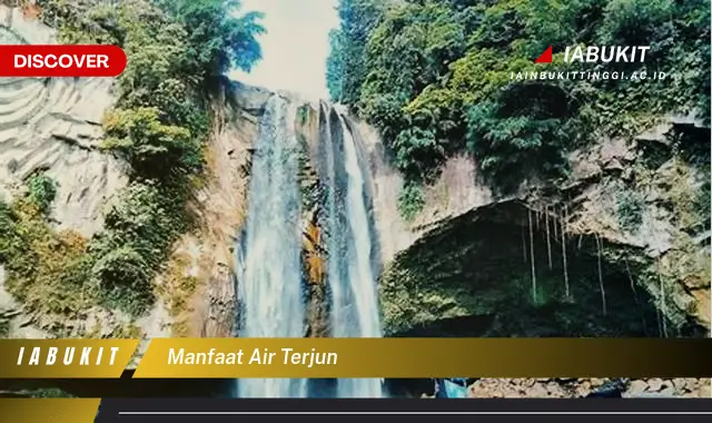 manfaat air terjun