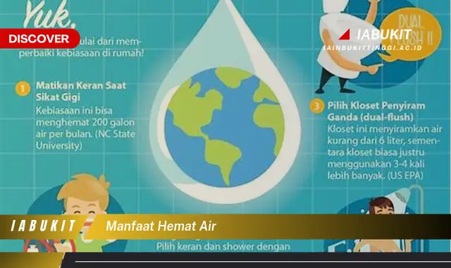 manfaat hemat air